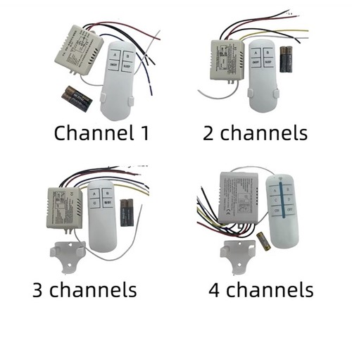 220v 4channel wireless - 1-2-3-4channel,