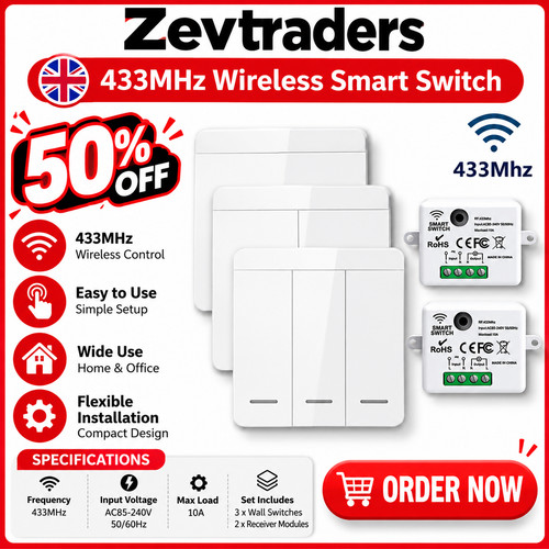 433mhz wireless smart - wireless,