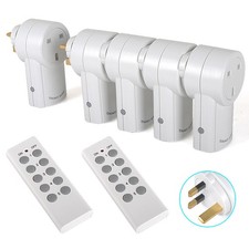 5pcs UK Plug 230V 10A Wireless