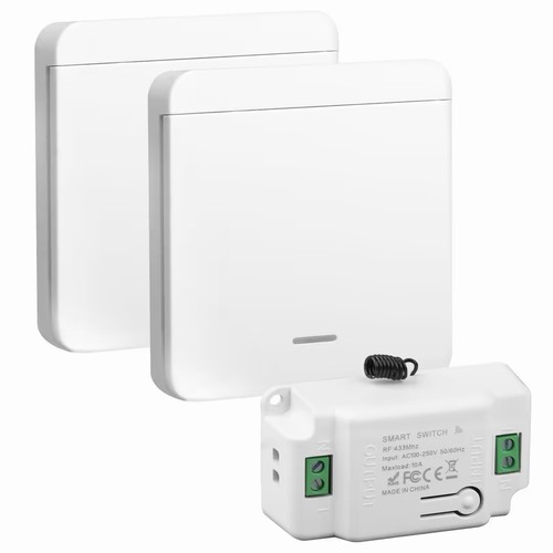 Wireless light switch kit - rf,